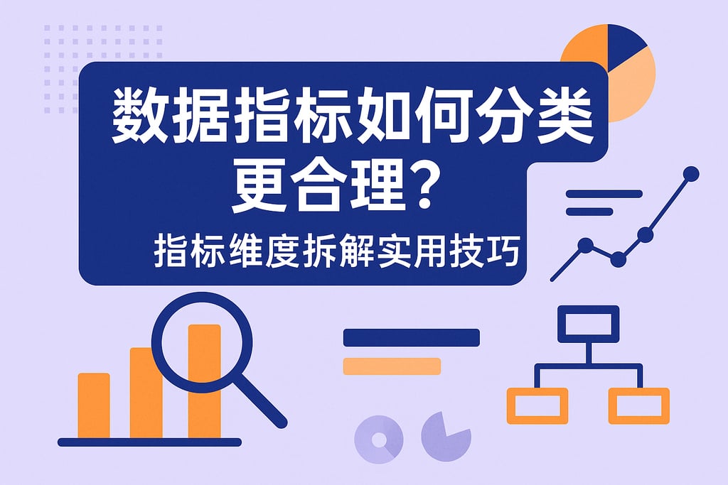 数据指标如何分类更合理？指标维度拆解实用技巧