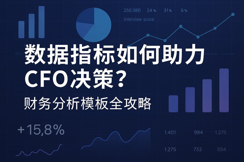 数据指标如何助力CFO决策？财务分析模板全攻略