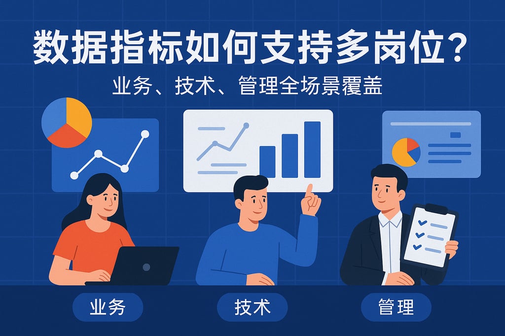 数据指标如何支持多岗位？业务、技术、管理全场景覆盖