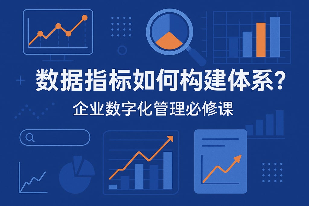 数据指标如何构建体系？企业数字化管理必修课