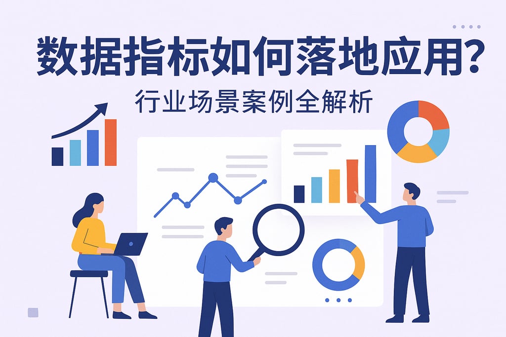 数据指标如何落地应用？行业场景案例全解析
