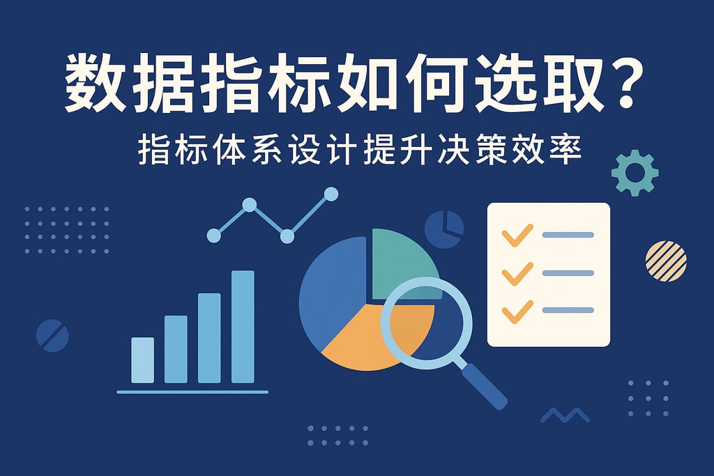 数据指标如何选取？指标体系设计提升决策效率
