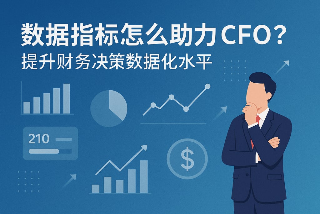 数据指标怎么助力CFO？提升财务决策数据化水平