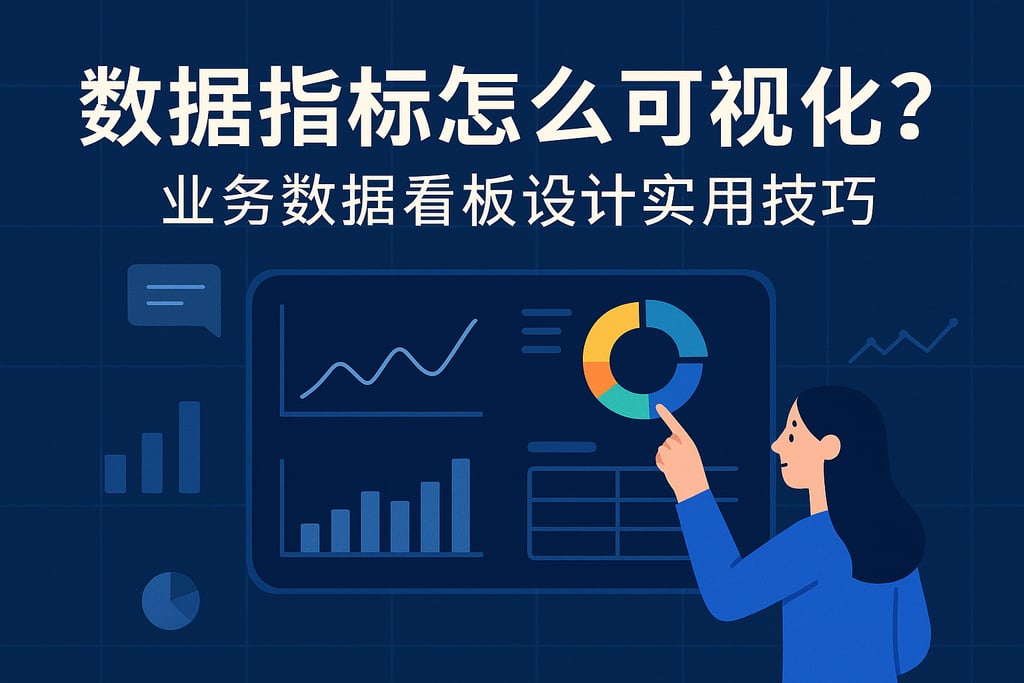数据指标怎么可视化？业务数据看板设计实用技巧