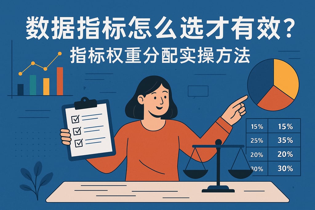 数据指标怎么选才有效？指标权重分配实操方法