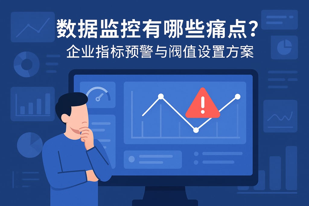 数据监控有哪些痛点？企业指标预警与阈值设置方案