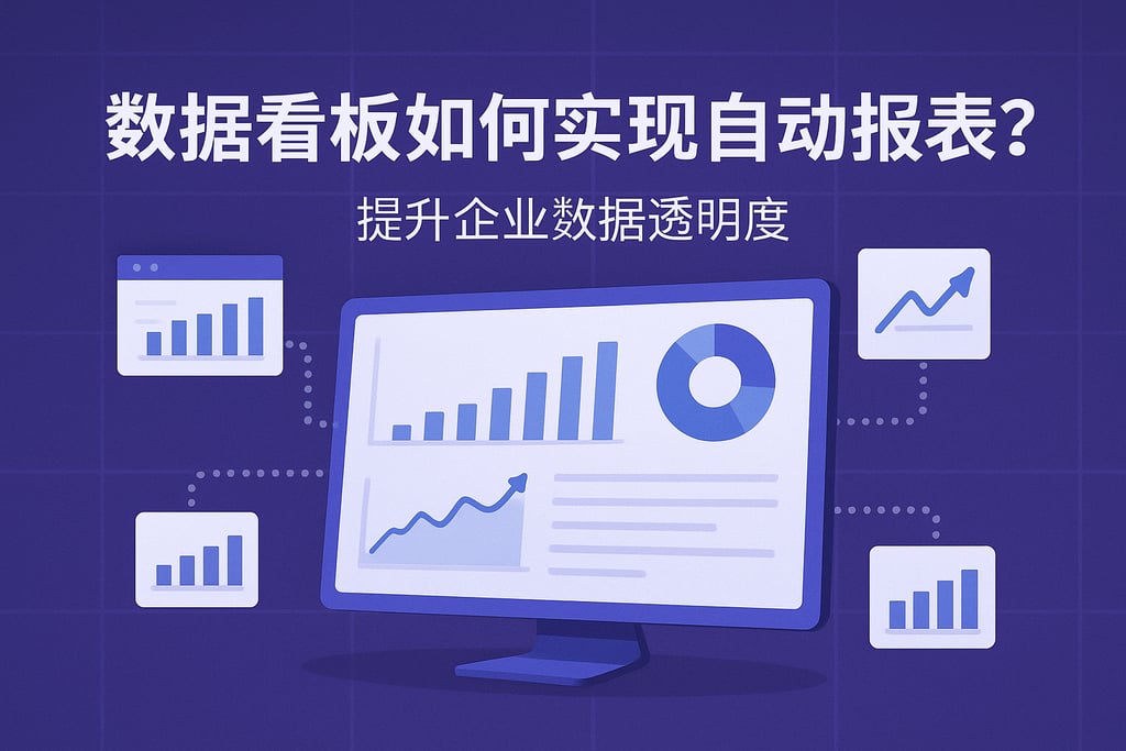 数据看板如何实现自动报表？提升企业数据透明度