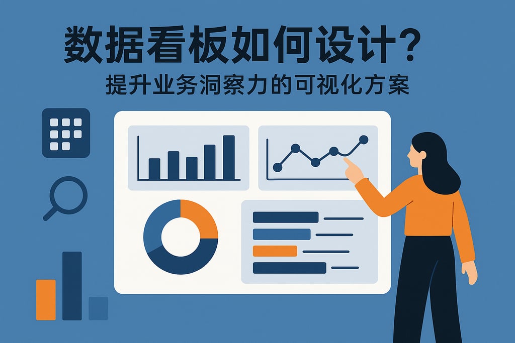 数据看板如何设计？提升业务洞察力的可视化方案