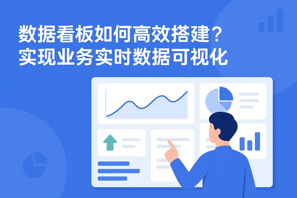 数据看板如何高效搭建？实现业务实时数据可视化