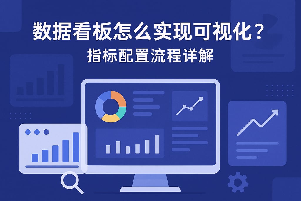 数据看板怎么实现可视化？指标配置流程详解