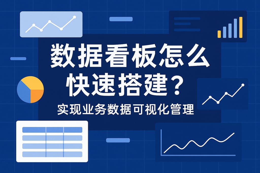数据看板怎么快速搭建？实现业务数据可视化管理