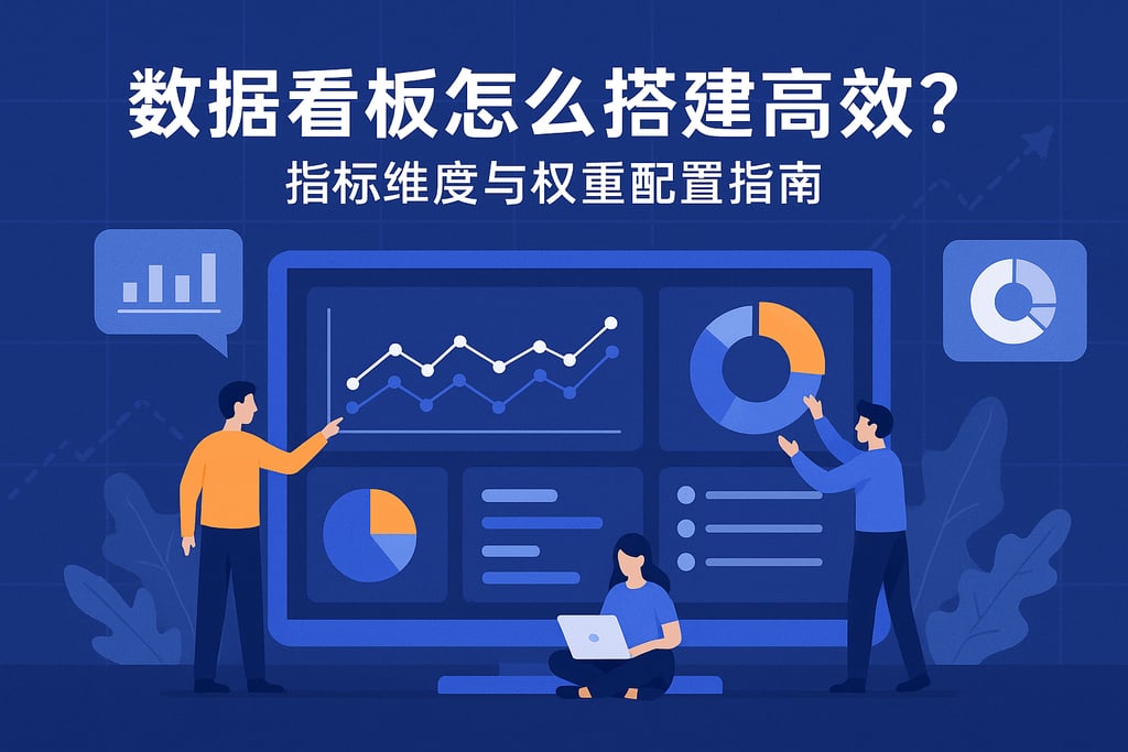 数据看板怎么搭建高效？指标维度与权重配置指南
