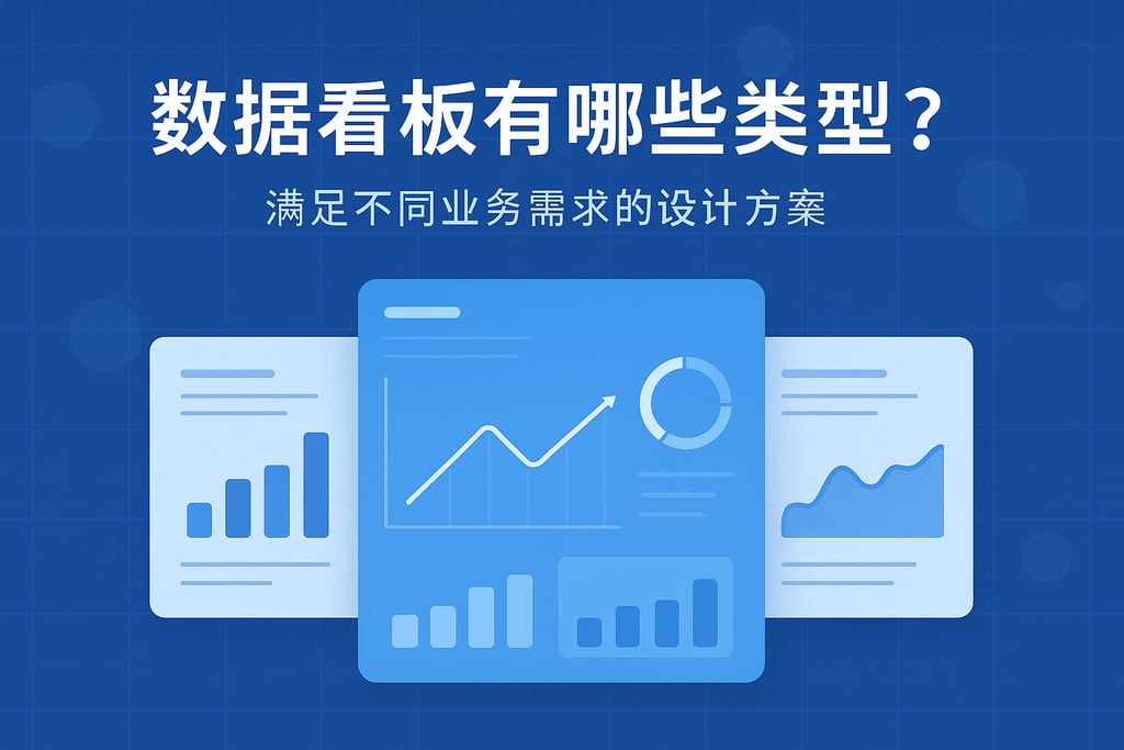 数据看板有哪些类型？满足不同业务需求的设计方案