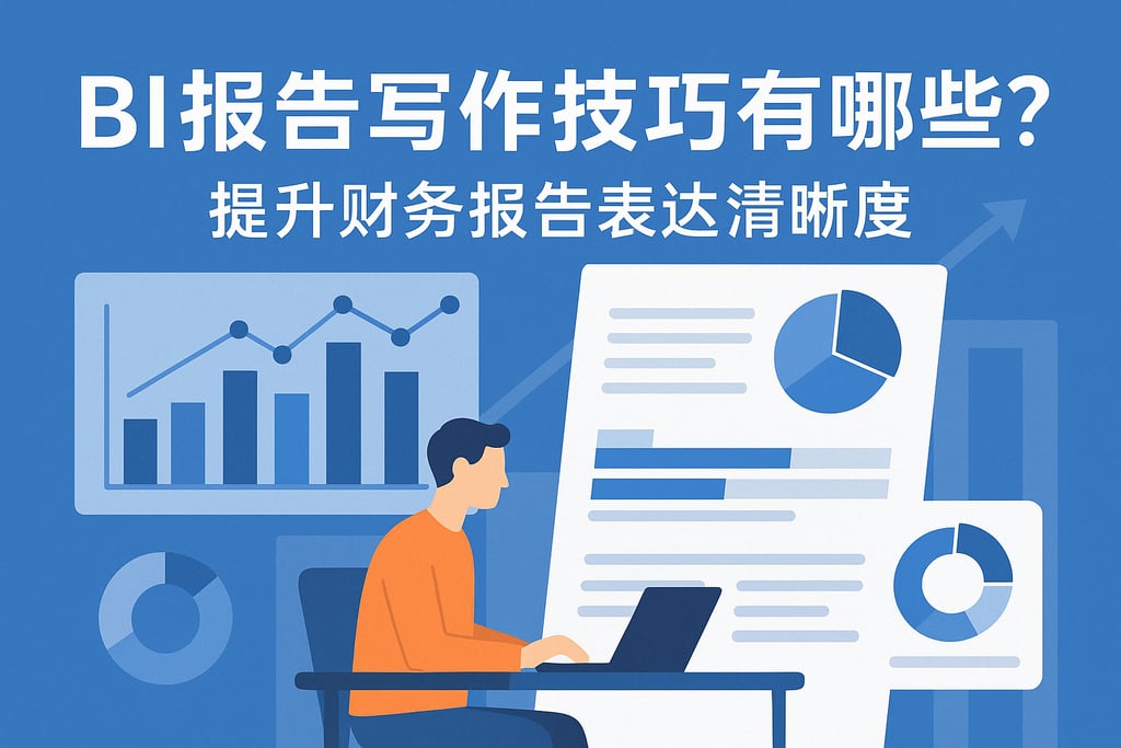 BI报告写作技巧有哪些？提升财务报告表达清晰度