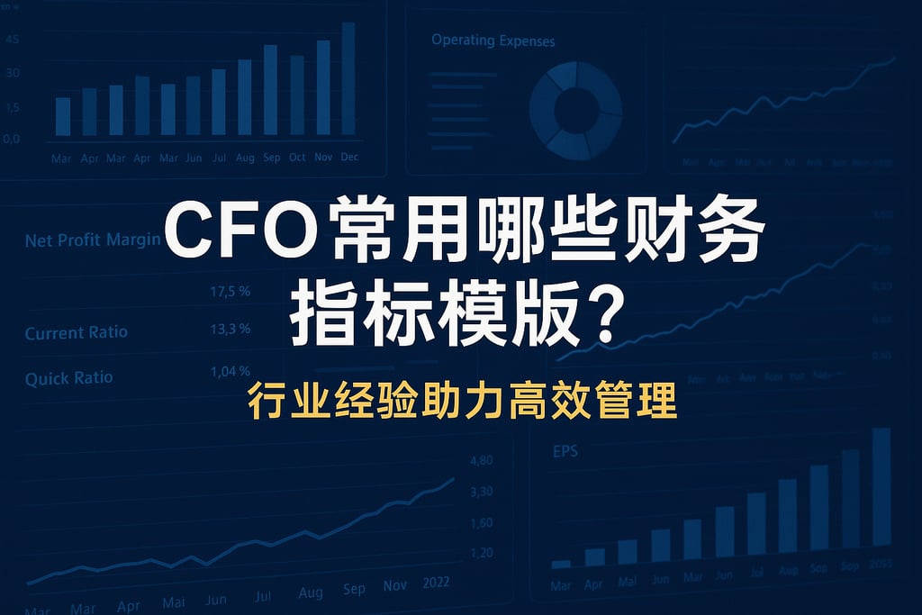 CFO常用哪些财务指标模板？行业经验助力高效管理