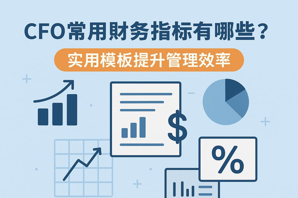 CFO常用财务指标有哪些？实用模板提升管理效率