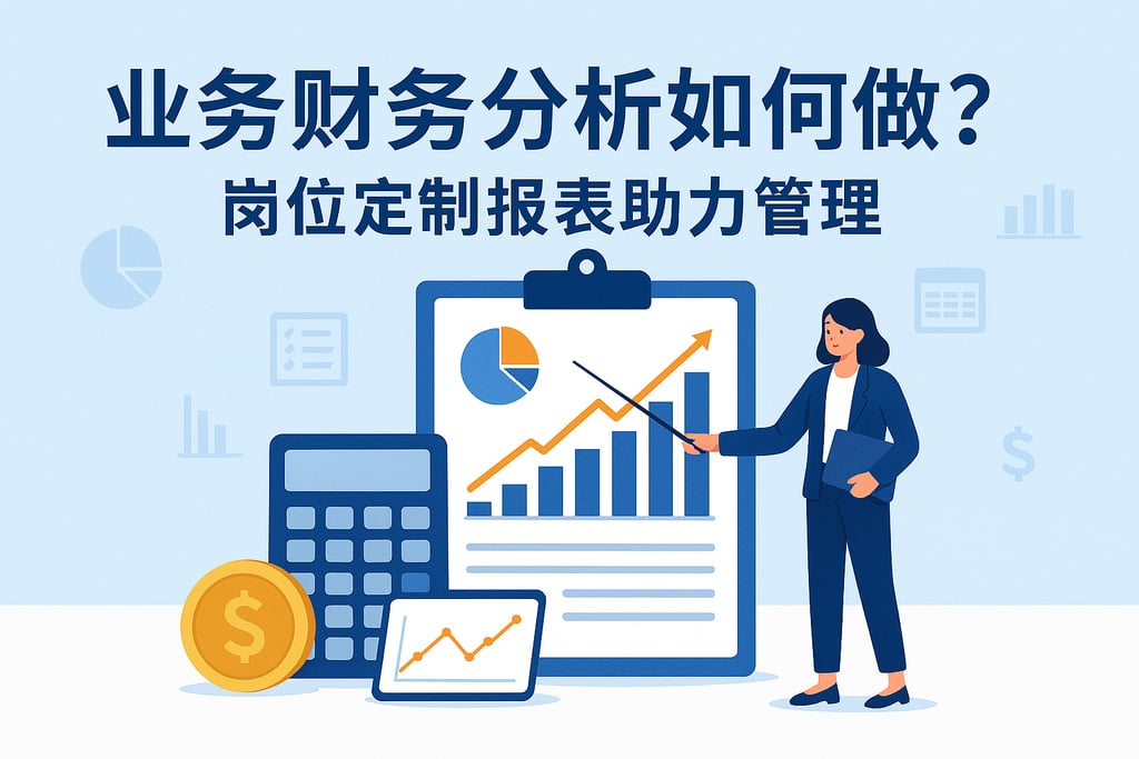 业务财务分析如何做？岗位定制报表助力管理