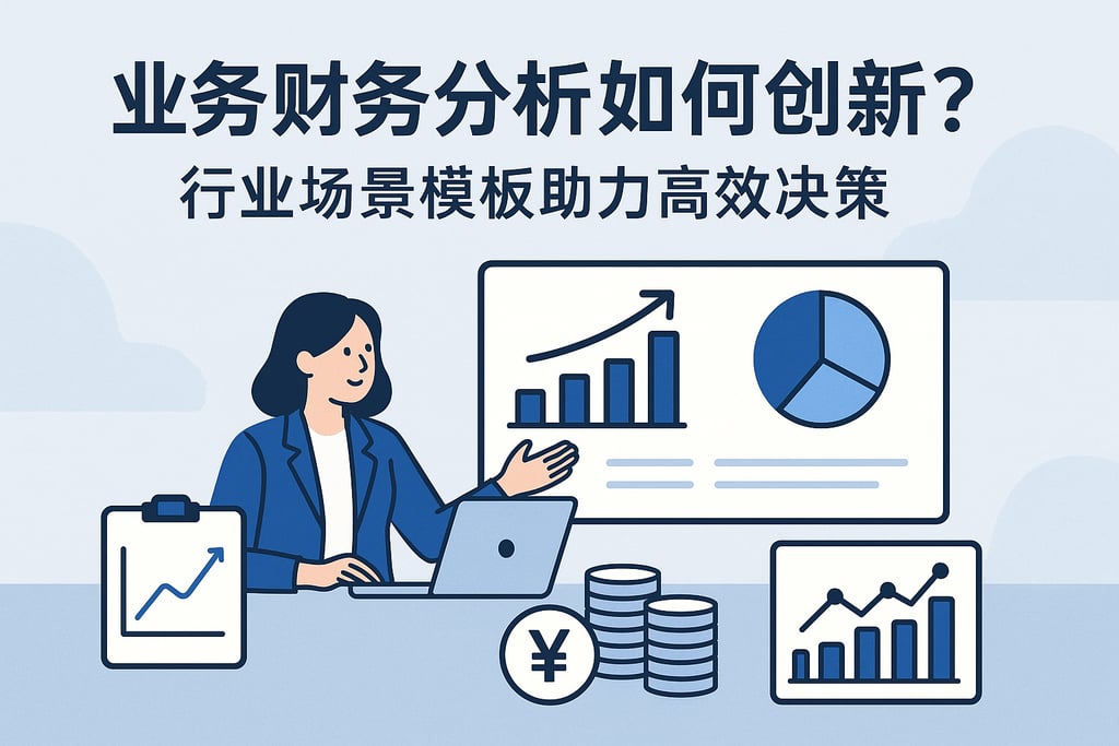业务财务分析如何创新？行业场景模板助力高效决策