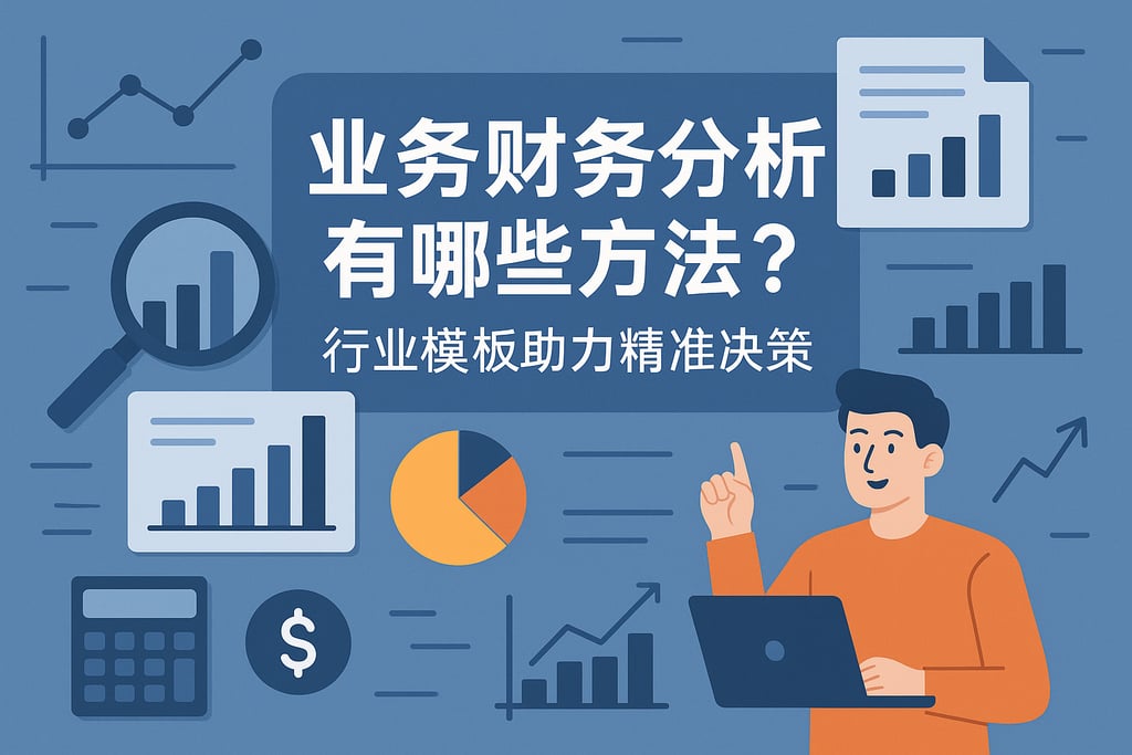 业务财务分析有哪些方法？行业模板助力精准决策