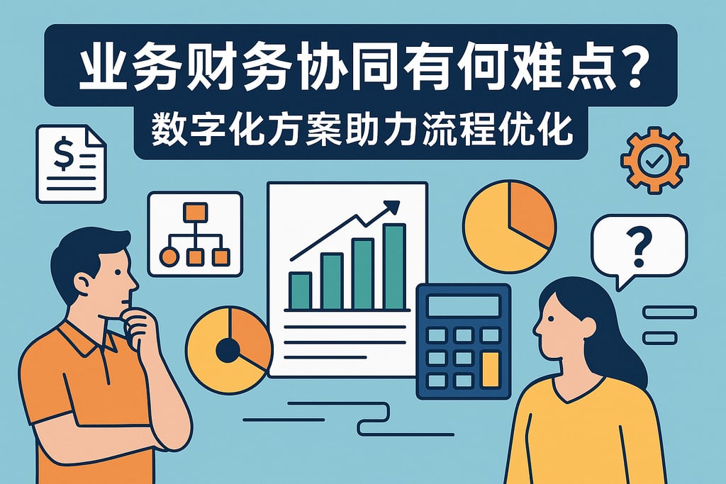 业务财务协同有何难点？数字化方案助力流程优化