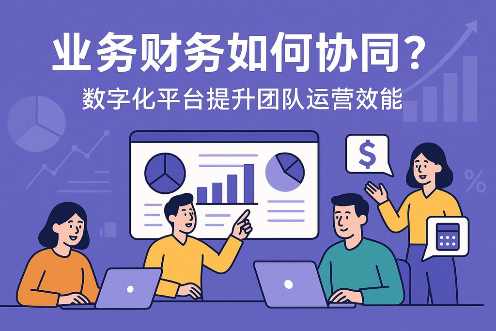 业务财务如何协同？数字化平台提升团队运营效能