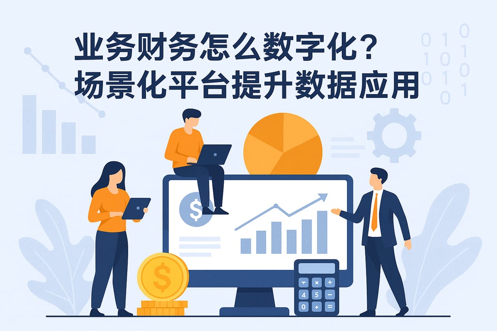 业务财务怎么数字化？场景化平台提升数据应用