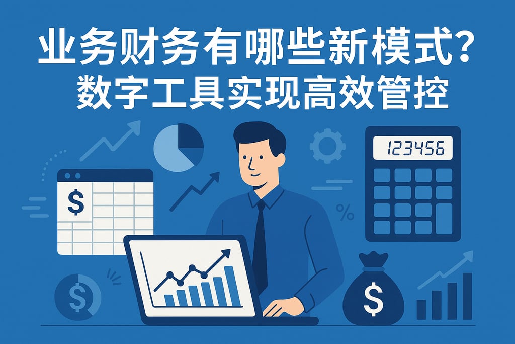 业务财务有哪些新模式？数字工具实现高效管控