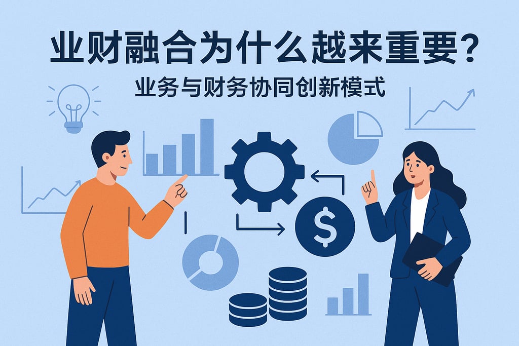 业财融合为什么越来越重要？业务与财务协同创新模式