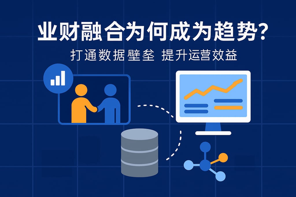 业财融合为何成为趋势？打通数据壁垒提升运营效益