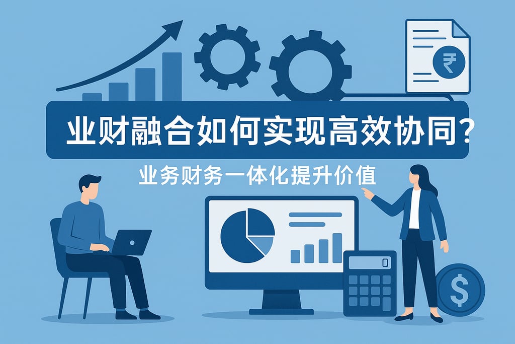 业财融合如何实现高效协同？业务财务一体化提升价值