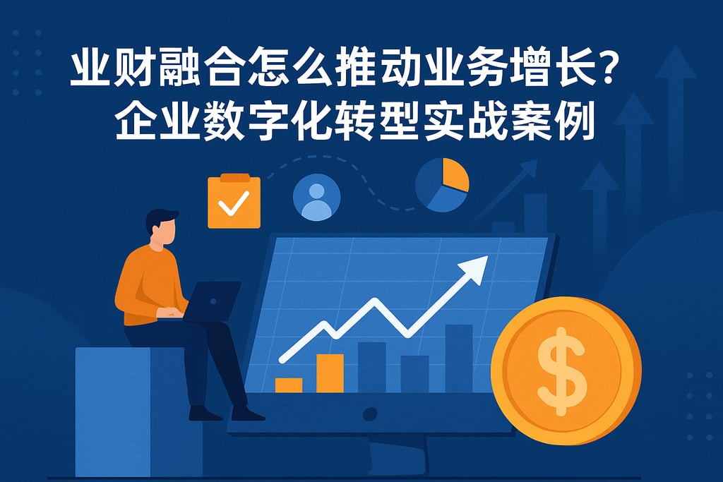 业财融合怎么推动业务增长？企业数字化转型实战案例
