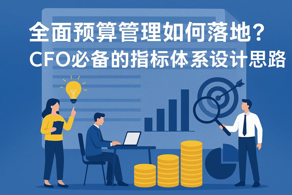 全面预算管理如何落地？CFO必备的指标体系设计思路