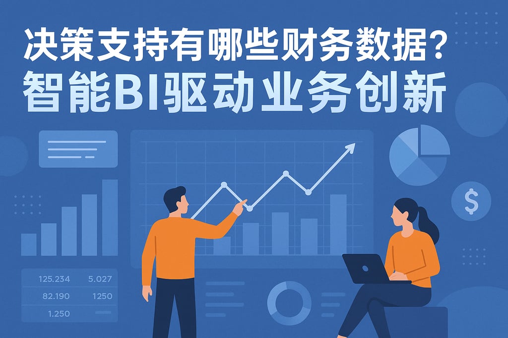 决策支持有哪些财务数据？智能BI驱动业务创新