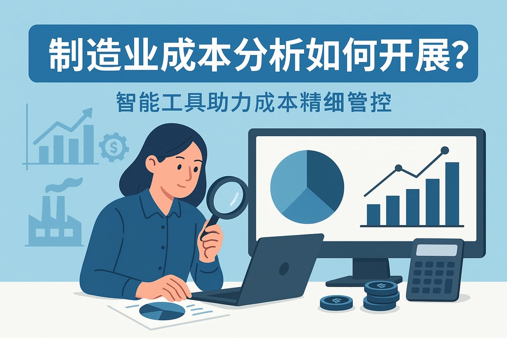 制造业成本分析如何开展？智能工具助力成本精细管控