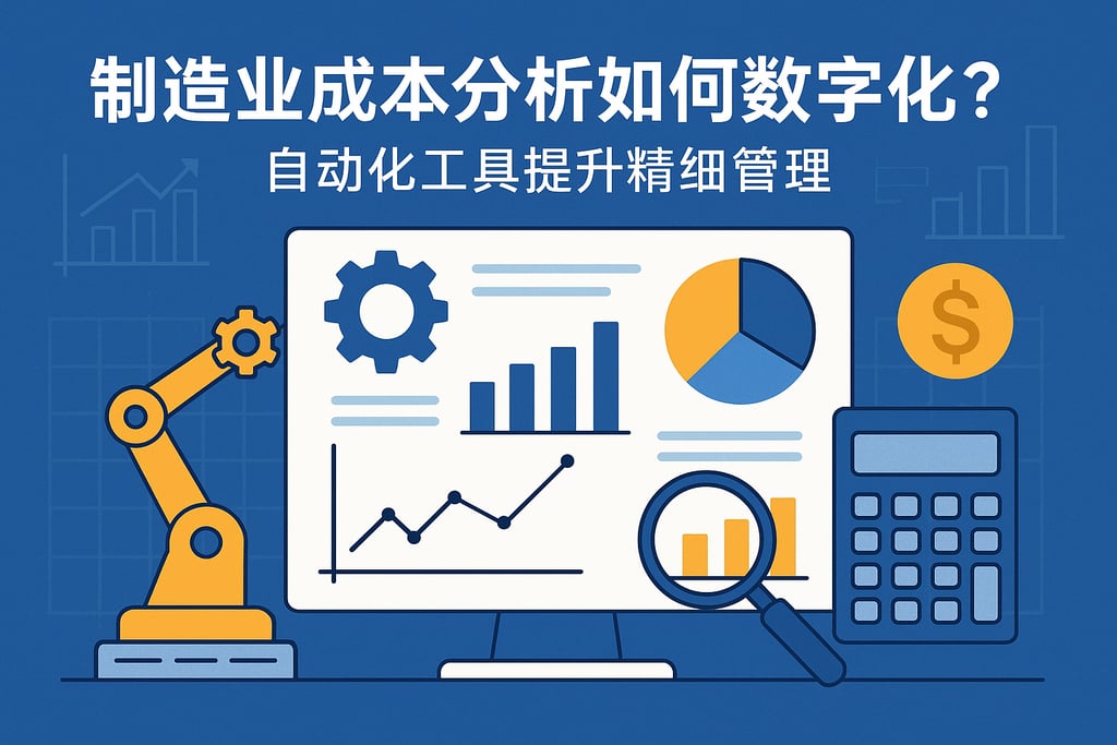 制造业成本分析如何数字化？自动化工具提升精细管理