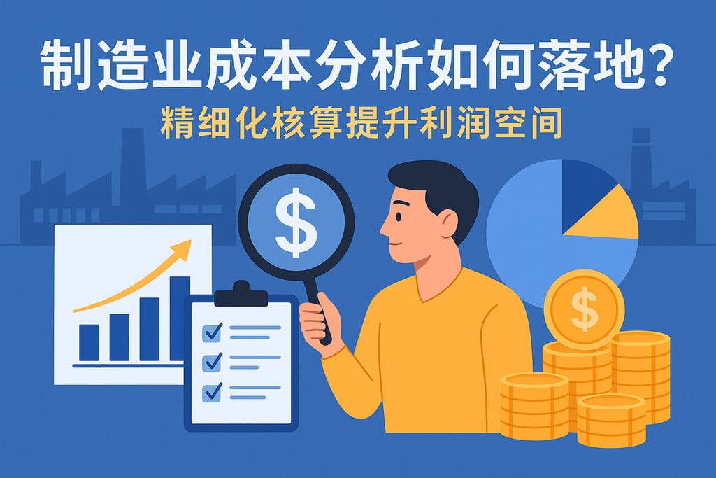 制造业成本分析如何落地？精细化核算提升利润空间