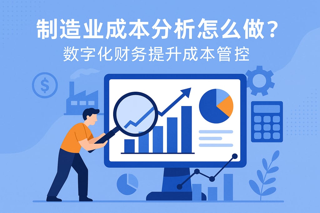 制造业成本分析怎么做？数字化财务提升成本管控