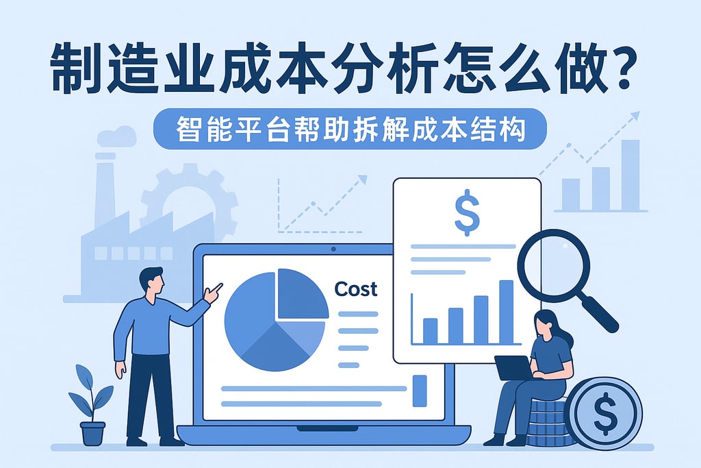 制造业成本分析怎么做？智能平台帮助拆解成本结构