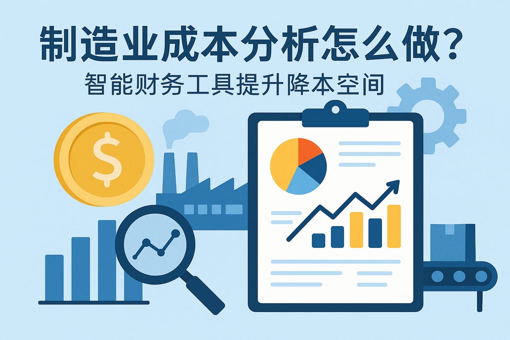 制造业成本分析怎么做？智能财务工具提升降本空间