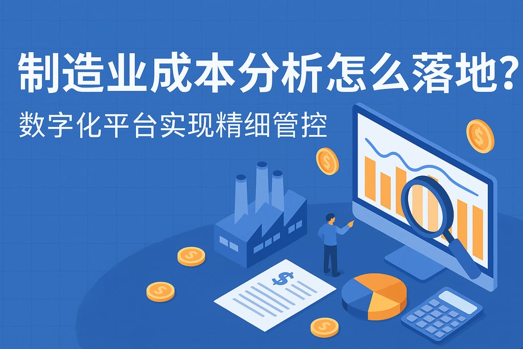 制造业成本分析怎么落地？数字化平台实现精细管控