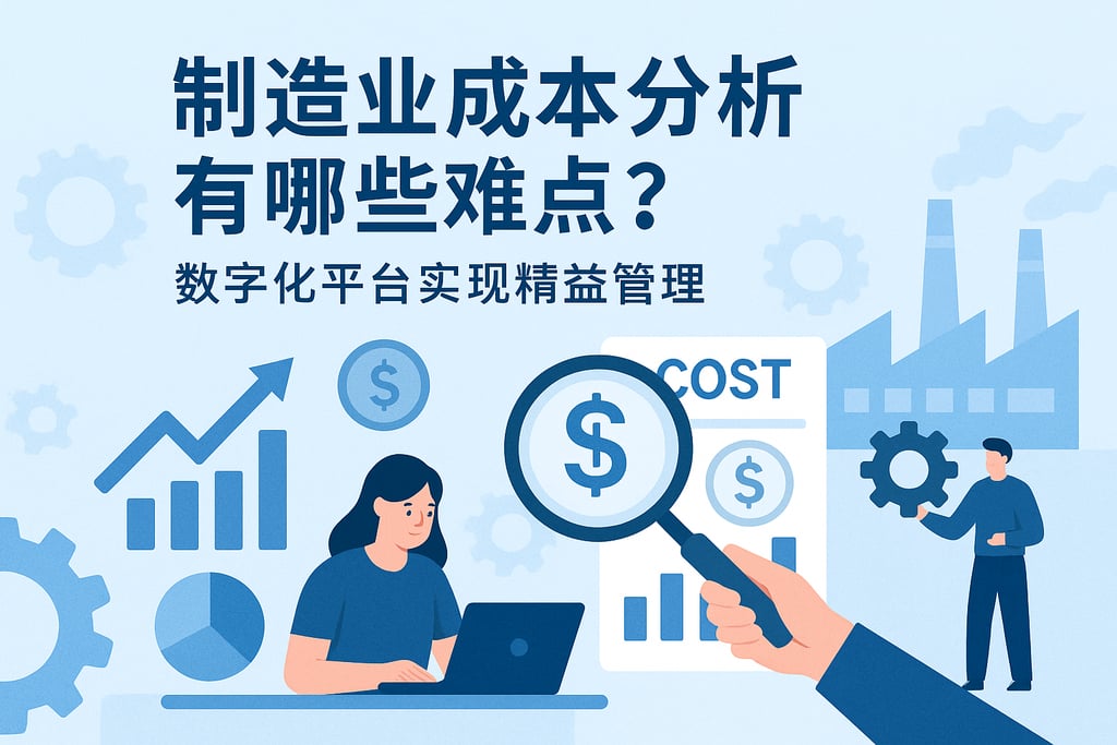 制造业成本分析有哪些难点？数字化平台实现精益管理