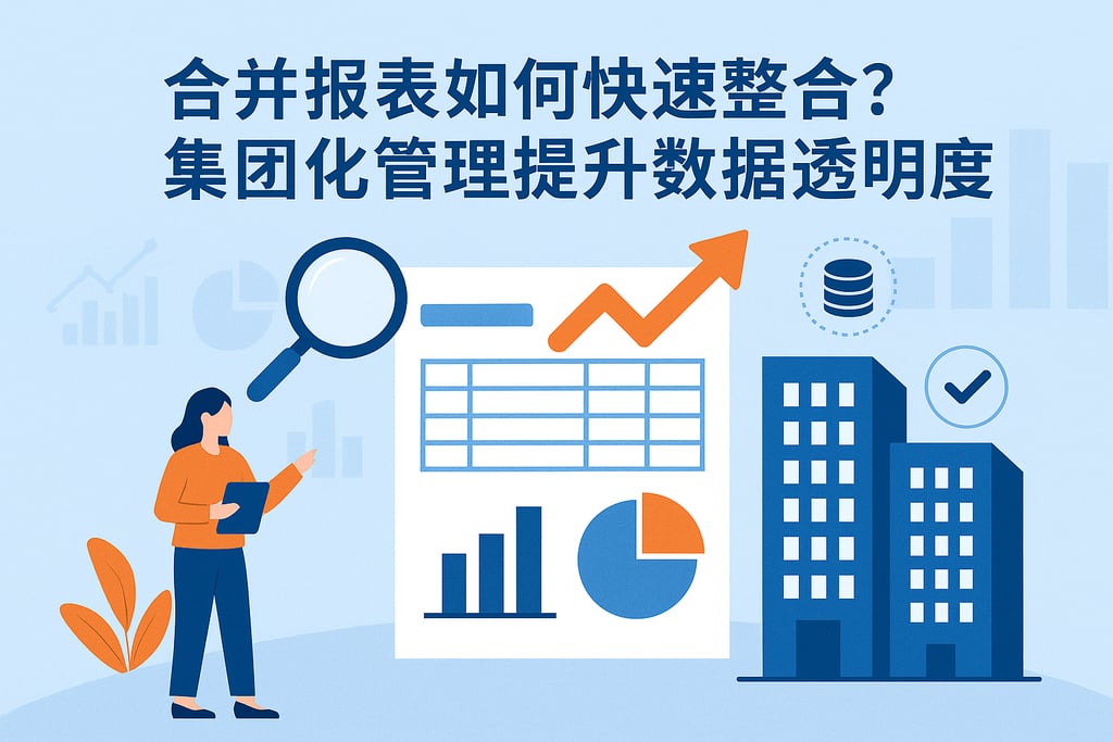 合并报表如何快速整合？集团化管理提升数据透明度