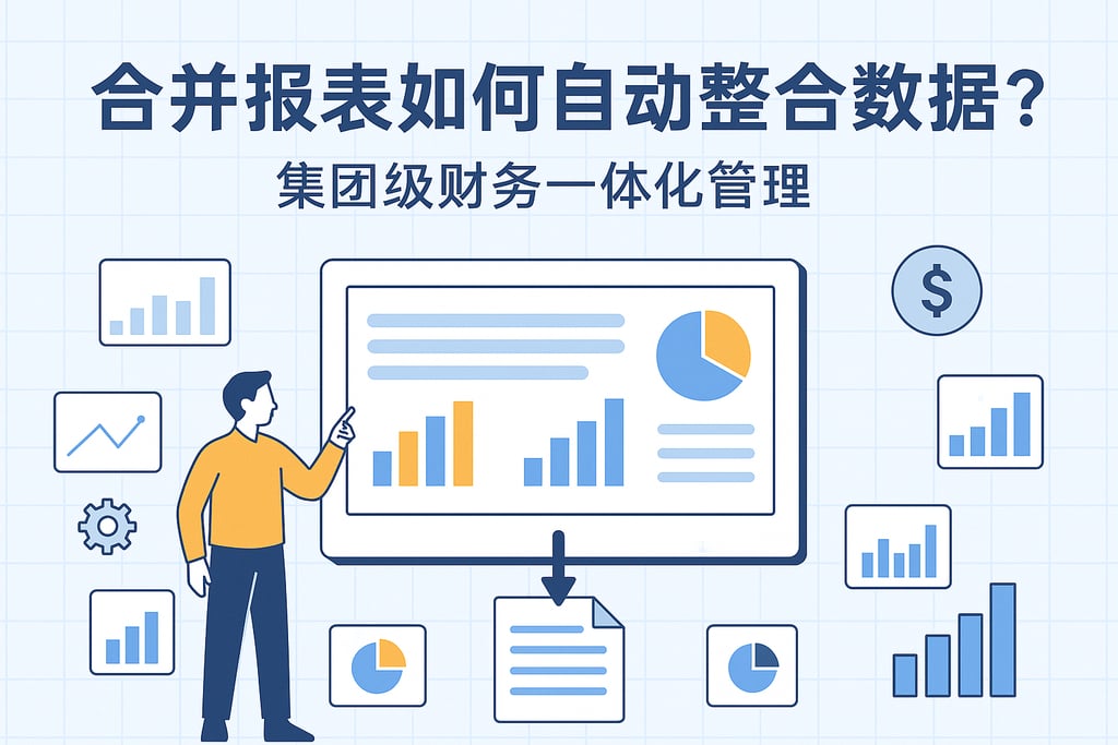 合并报表如何自动整合数据？集团级财务一体化管理