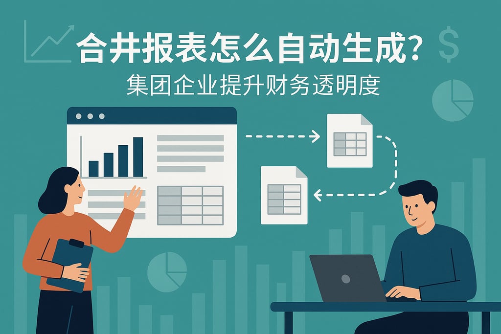 合并报表怎么自动生成？集团企业提升财务透明度