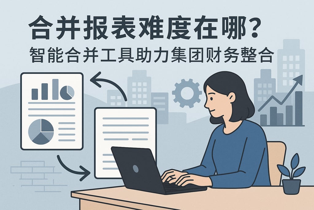 合并报表难度在哪？智能合并工具助力集团财务整合
