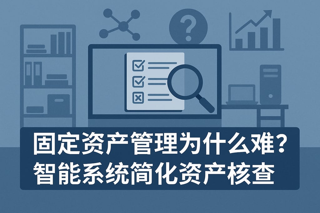 固定资产管理为什么难？智能系统简化资产核查