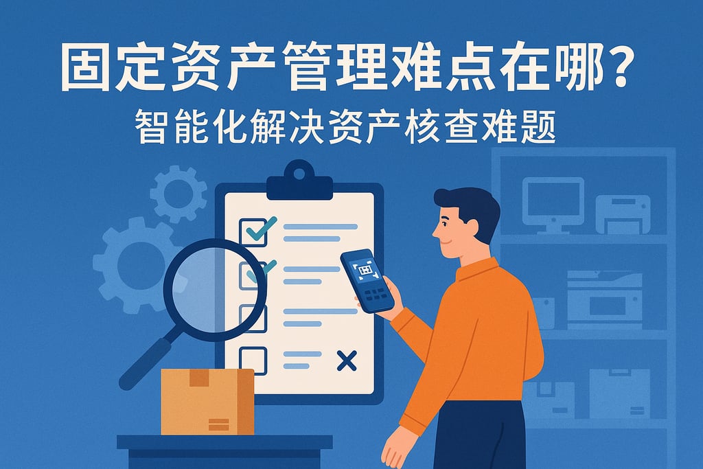 固定资产管理难点在哪？智能化解决资产核查难题