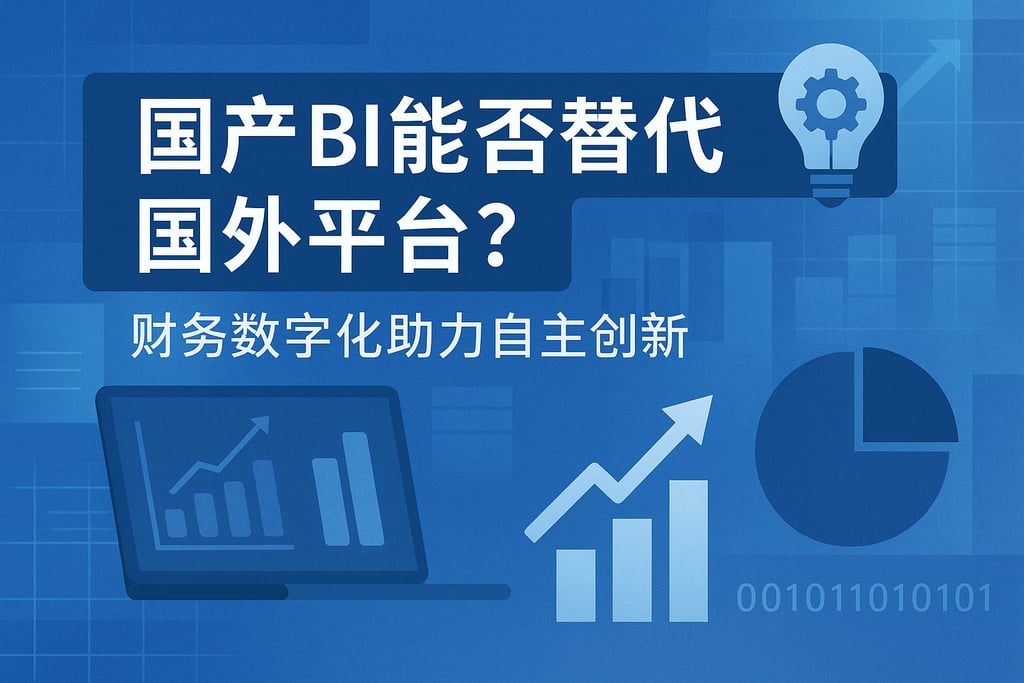 国产BI能否替代国外平台？财务数字化助力自主创新