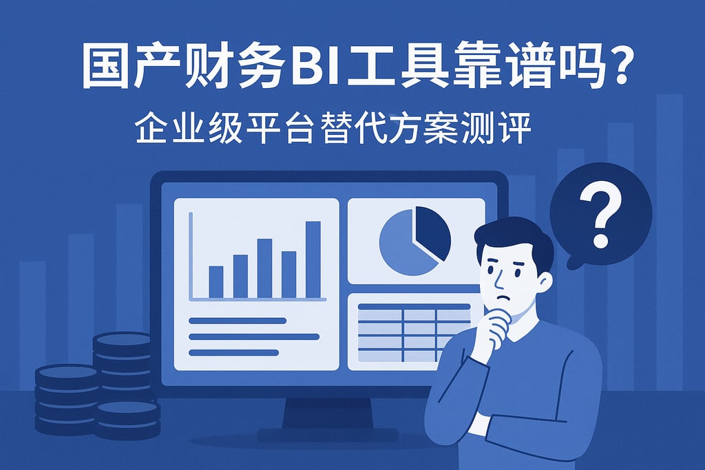 国产财务BI工具靠谱吗？企业级平台替代方案测评