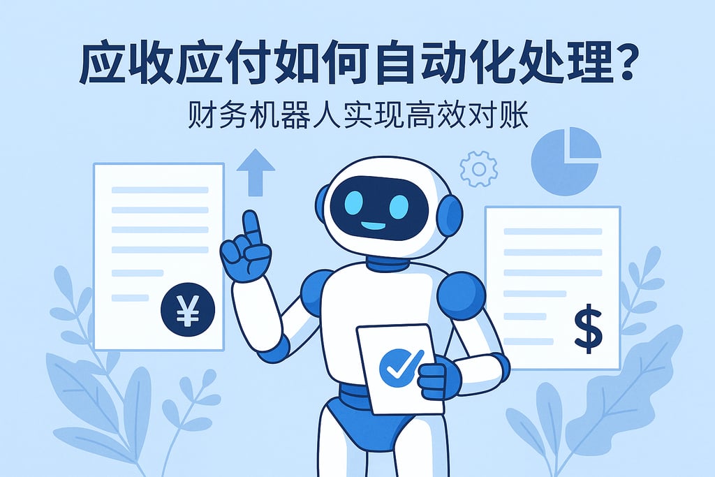 应收应付如何自动化处理？财务机器人实现高效对账